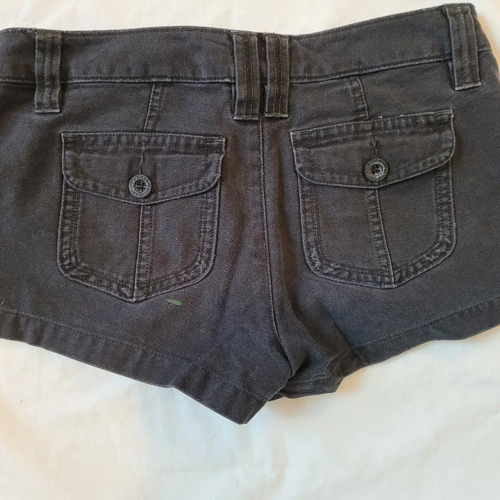 Kirra Girl Black 100% Cotton Shorts Size 1 - Picture 2 of 3